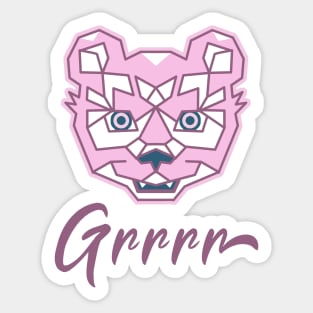 Pink Grrrr Sticker